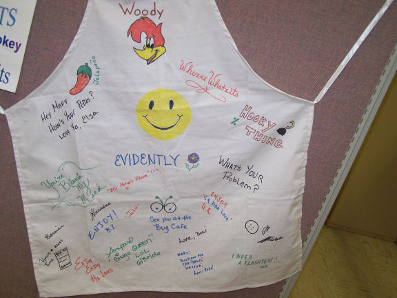 BBQ apron from the department