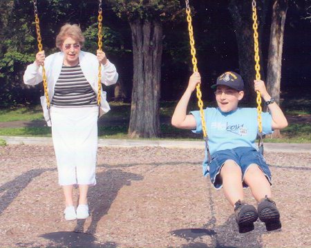 Diane and Ryan at the park