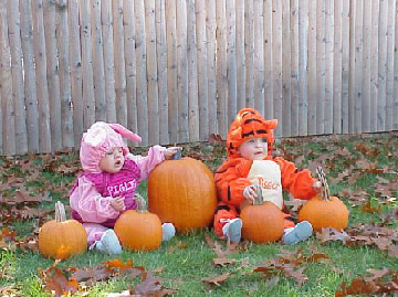 Jack and Mackenzie Halloween 2001