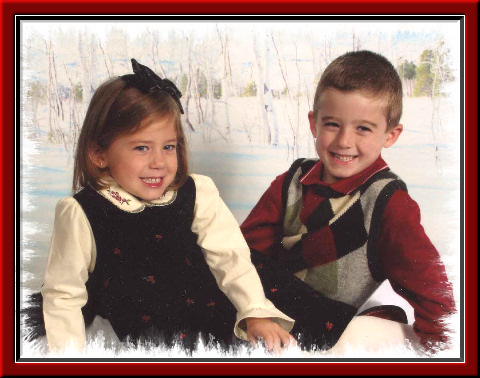 Jack and Mackenzie Christmas 2005