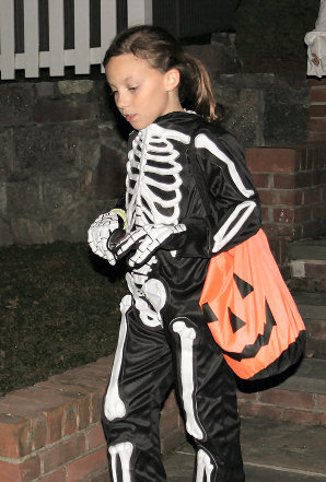 Megan as Skeleton 2005