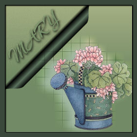 Flower can signature graphic