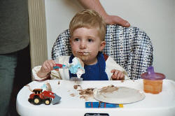 Sean's second birthday Thomas the Tank Engine