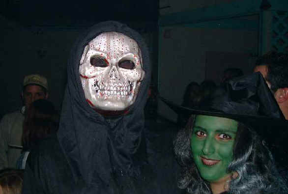 Steve and Danielle at Halloween party